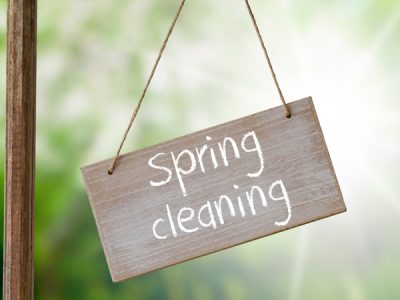 We’ve popped together a little checklist of areas in the home you won’t want to miss when you’re carrying out your spring cleaning!